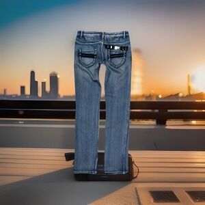 Tox Jeans Women's New Black Magic Bling Warstyle‎ Halloween Jeans Rock Grunge